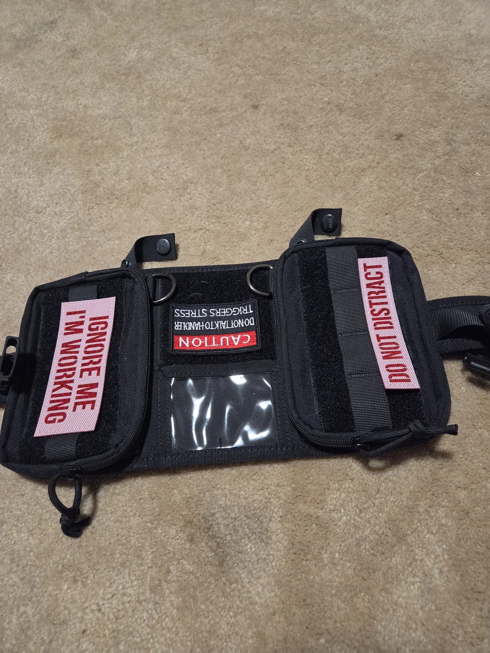 Working Dog Cape With Patches